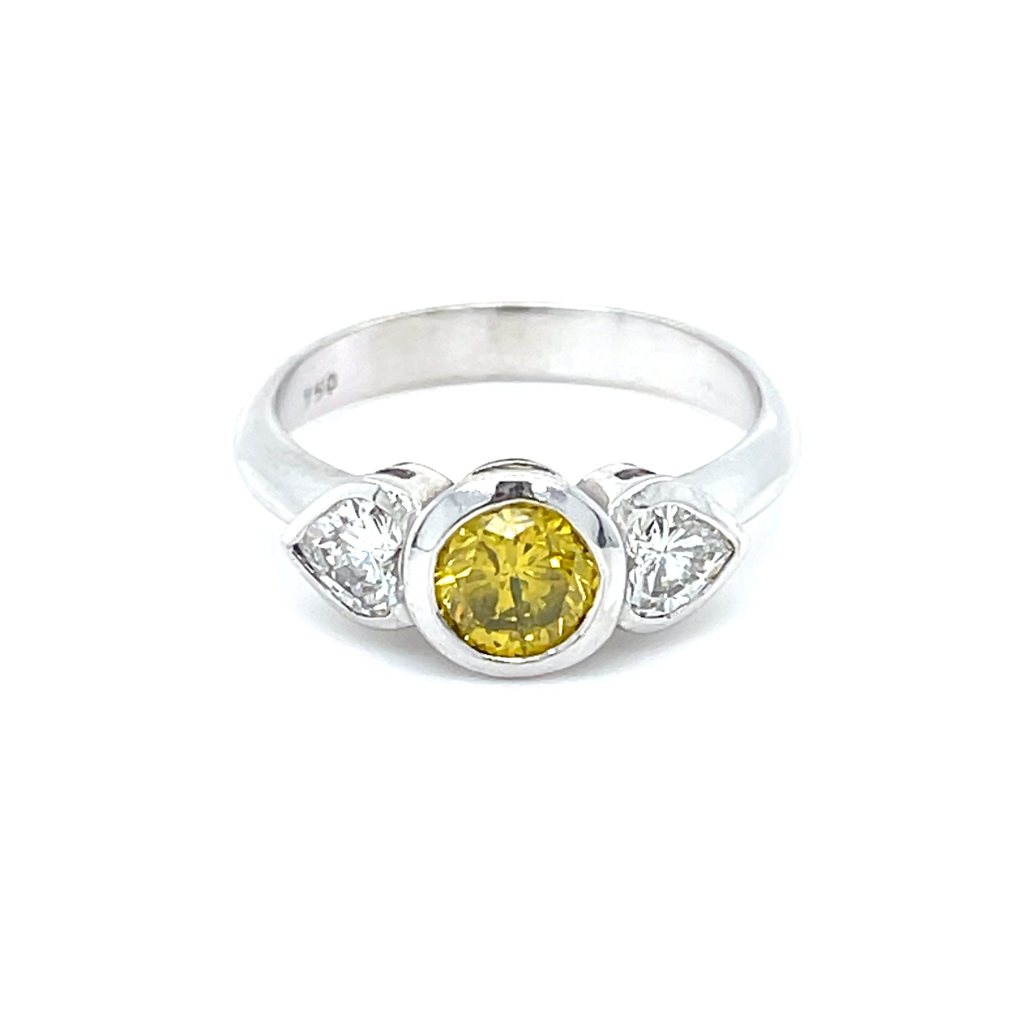 Natural Yellow Diamond Dress Ring