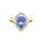 Natural Tanzanite & Diamond Dress Ring