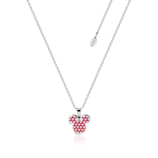 ECC Disney Mickey Mouse Hearts Enamel Necklace