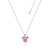 ECC Disney Mickey Mouse Hearts Enamel Necklace