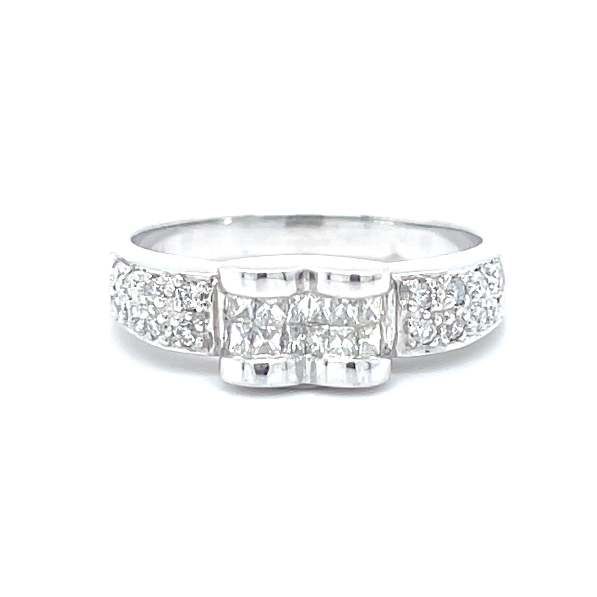 White Gold Diamond Ring