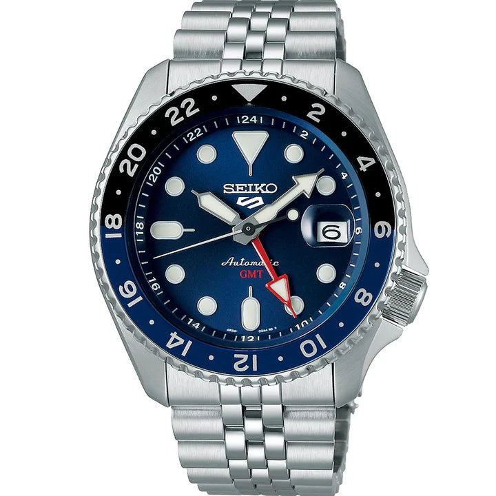 Seiko 5 Automatic G.M.T Watch Plaza Diamond Jewellery